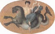 Arion on a Seahorse (mk26) Adolphe William Bouguereau